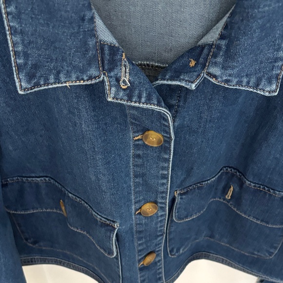 Denim Blue Women's Jacket - Picture 2 of 4